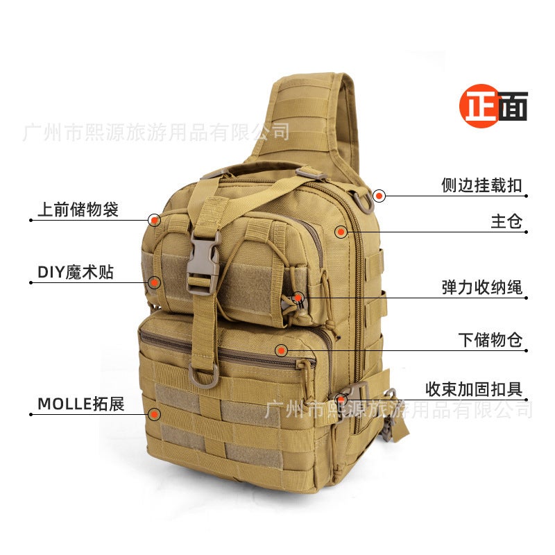 Exclusive Tactical Super Saddle Bag Shoulder Chest Bag Waterproof Camouflage Crossbody Pography Bag Casual Extra Large Chest Bag - Image 3